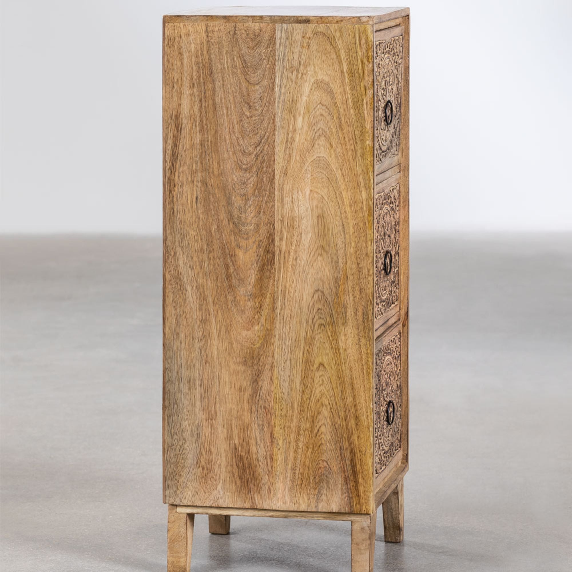 Malta Solid Wood Chest of Drawer | Natural