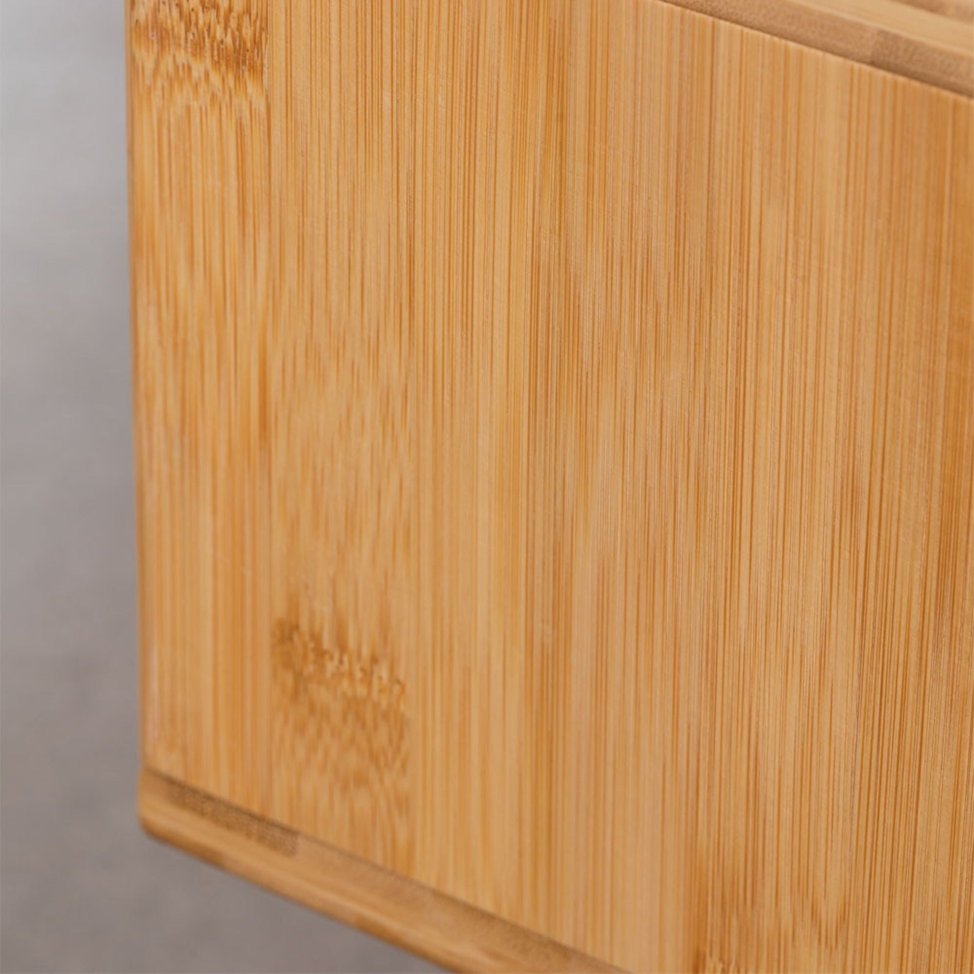 Scivos Solid Wood Bedside Table | Natural
