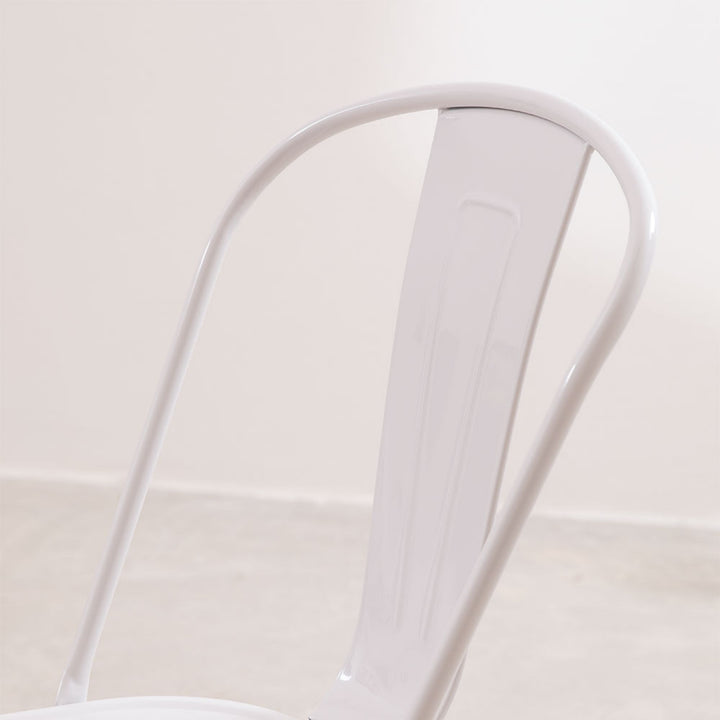 Noale Metal Chair | White