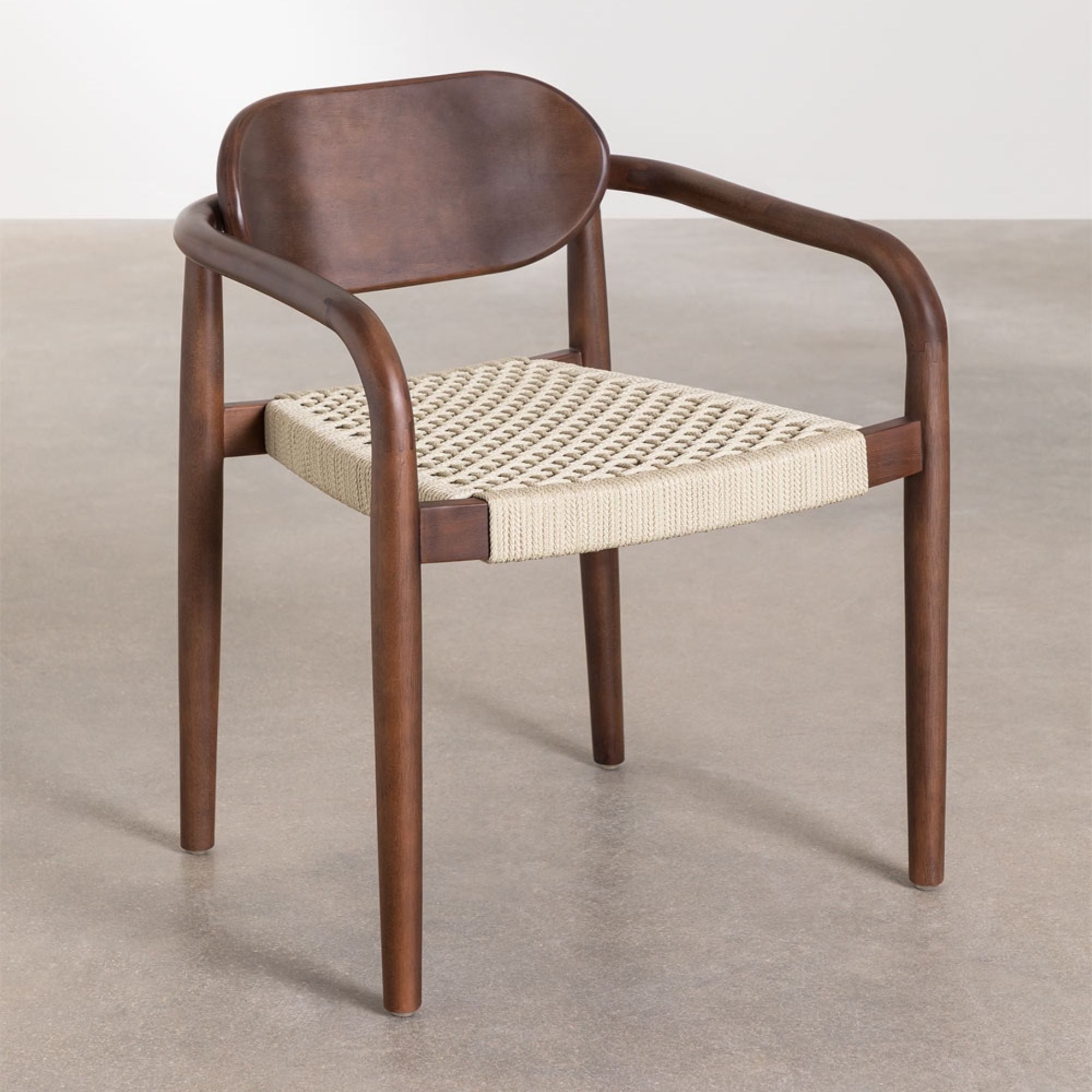 Okasi Solid Wood Chair | Brown