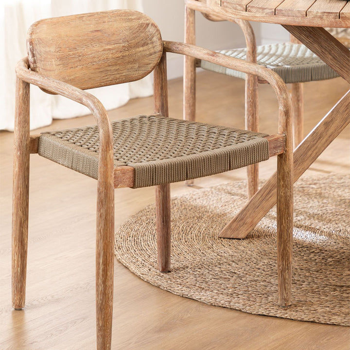 Unecia Solid Wood Chair | Natural