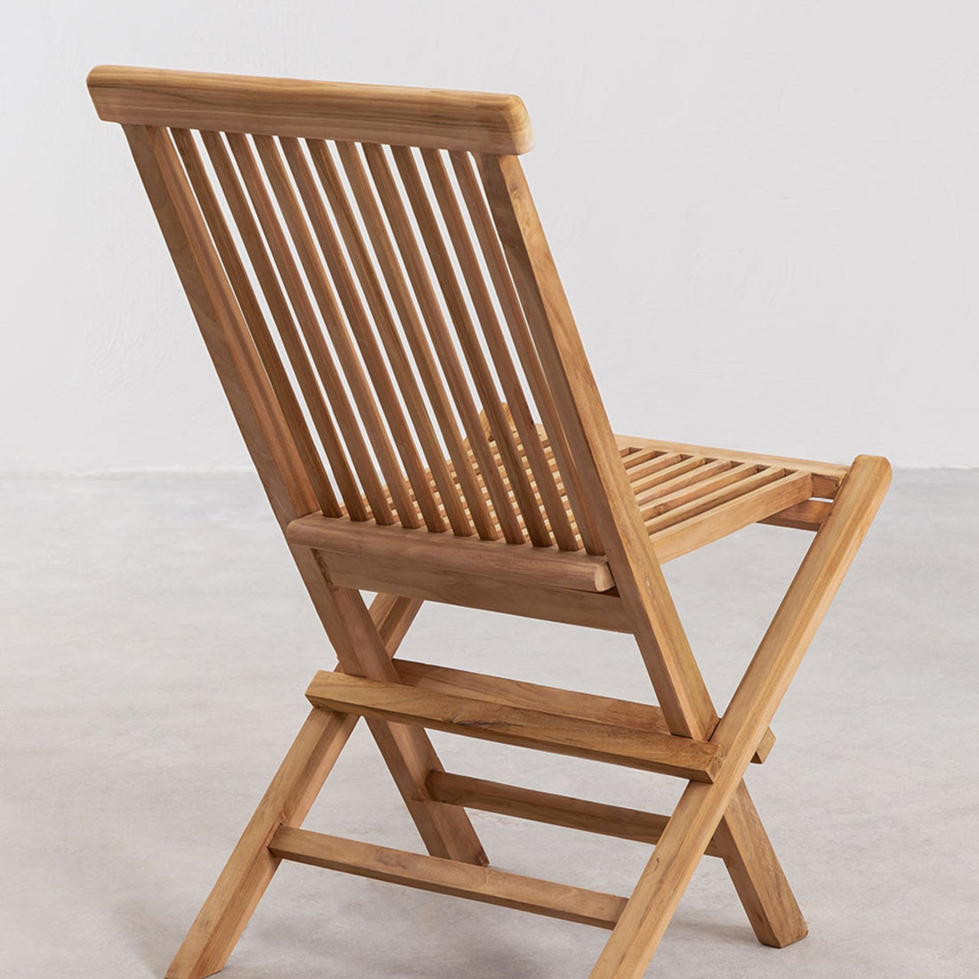 Nesia Solid Wood Foldable Chair | Natural
