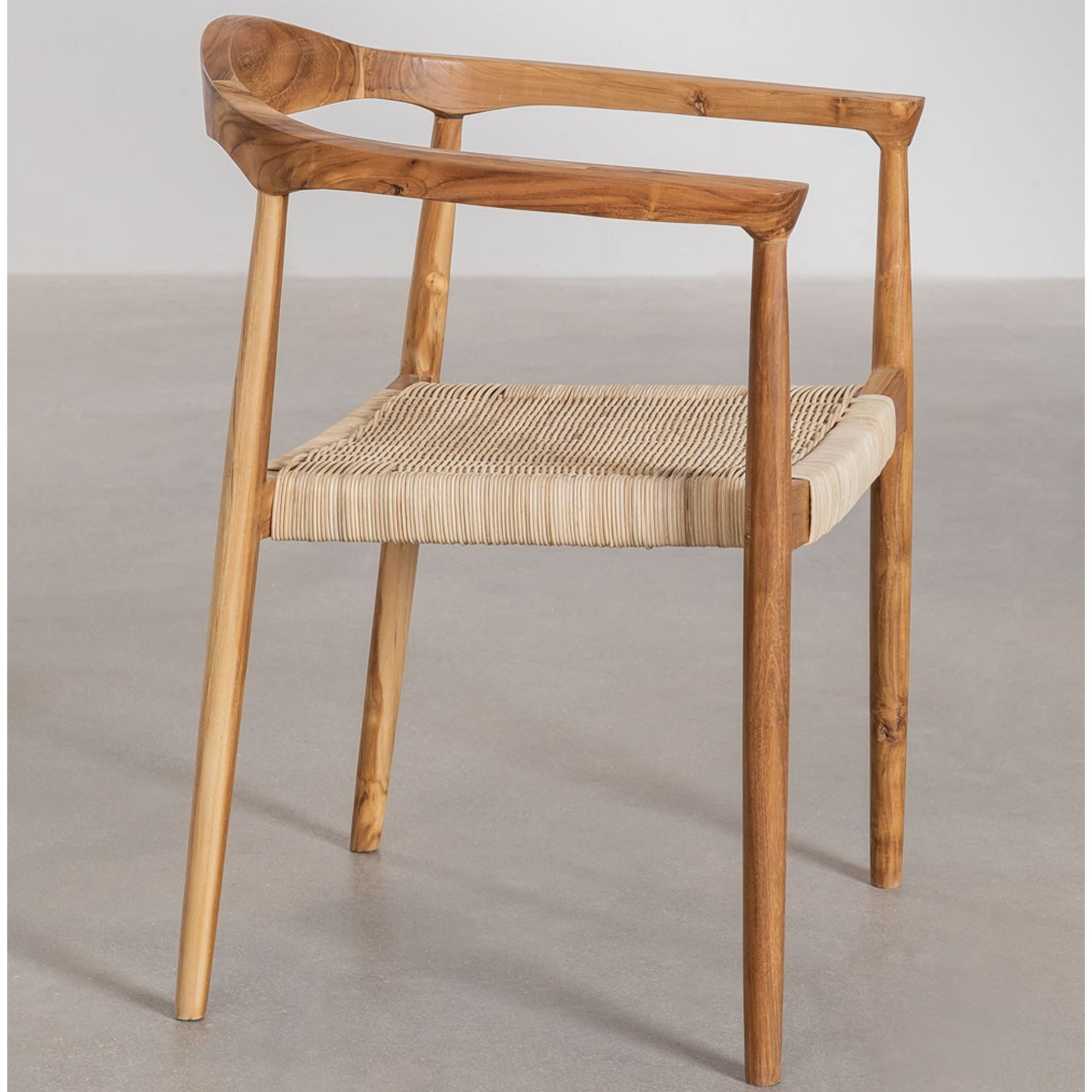 Sillian Solid Wood Chair | Natural