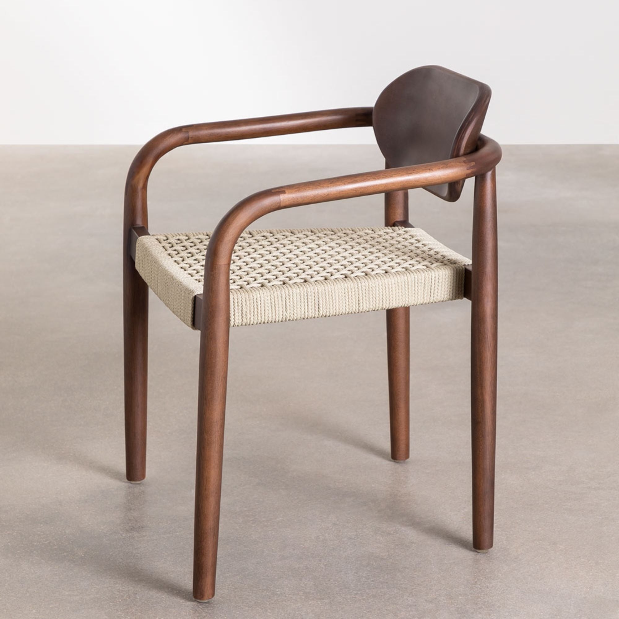 Okasi Solid Wood Chair | Brown