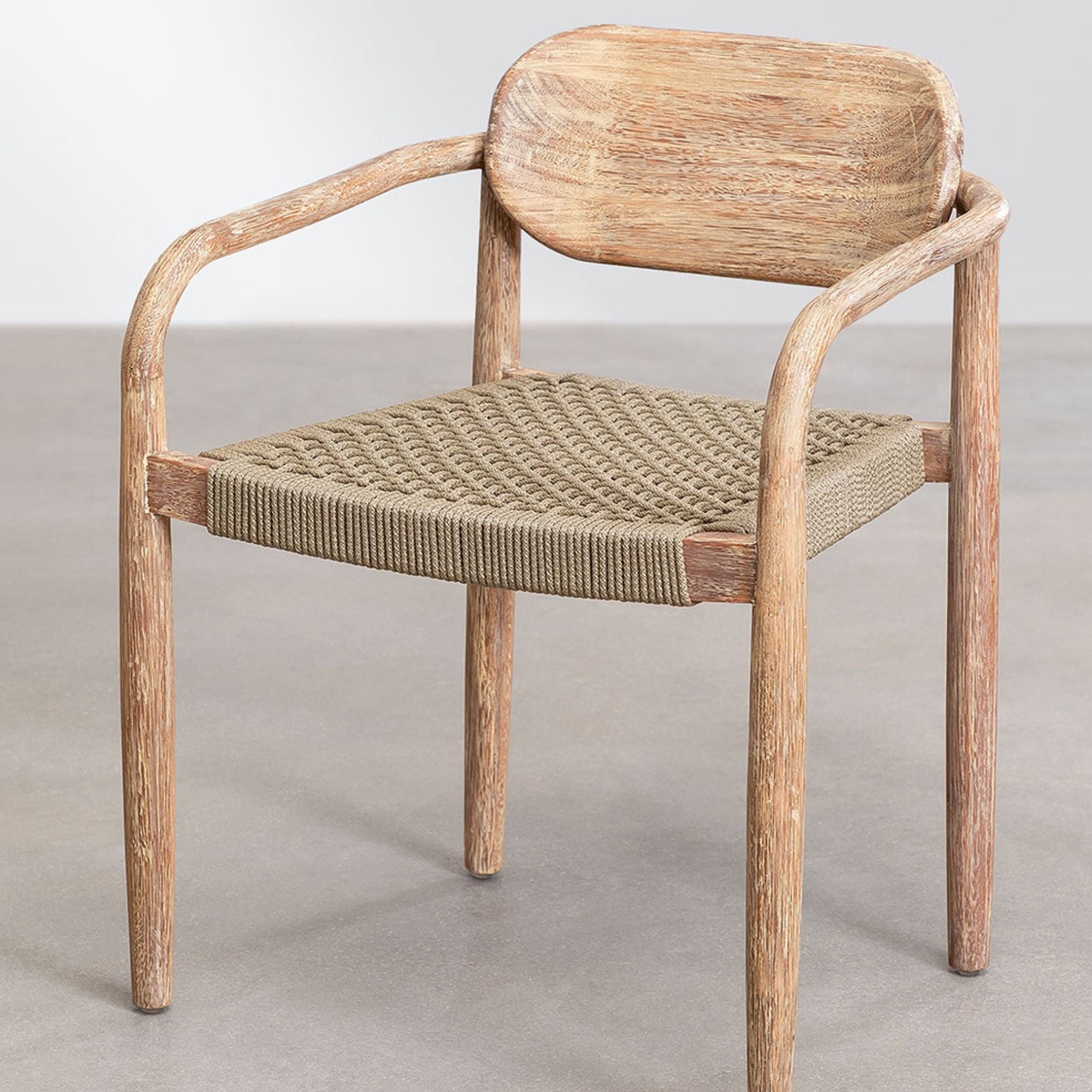 Unecia Solid Wood Chair | Natural