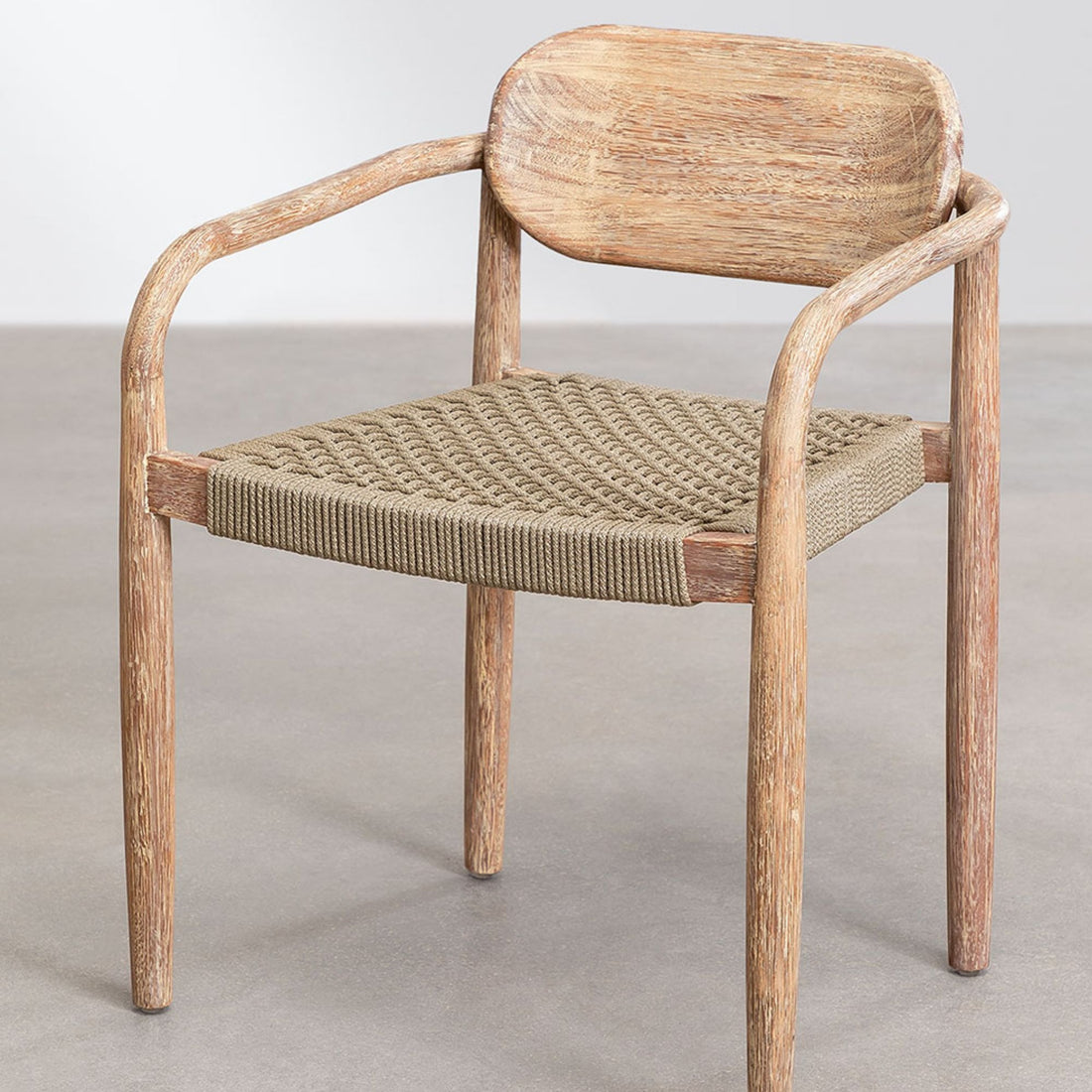 Unecia Solid Wood Chair | Natural