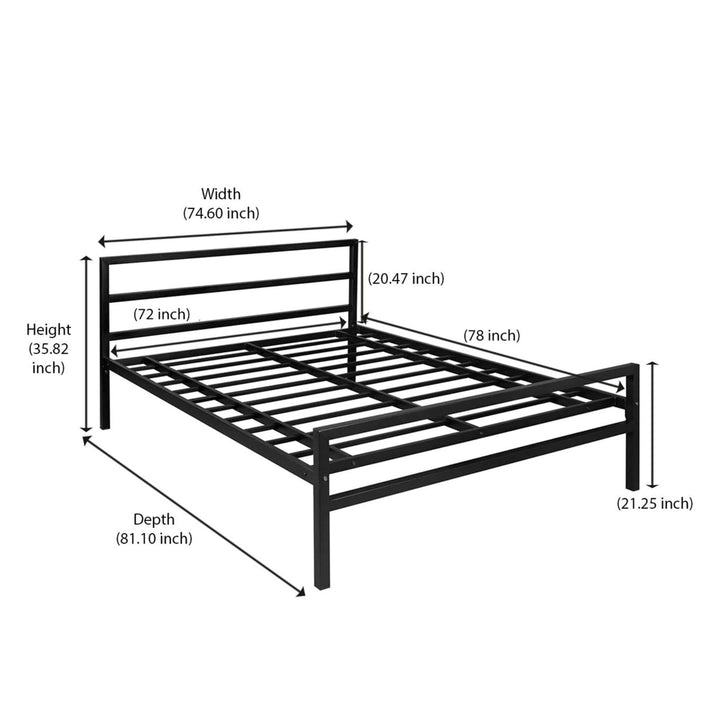 Uchami Metal Size Bed