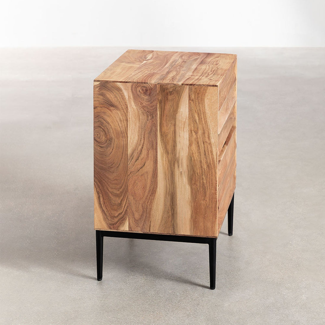 Noreia Solid Wood Bedside Table | Natural