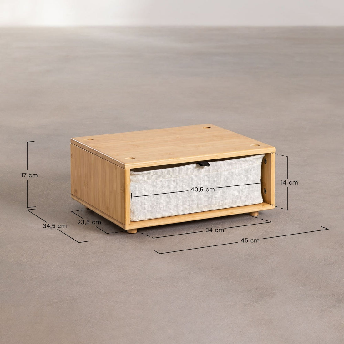 Montbrison Solid Wood Bedside Table | Natural