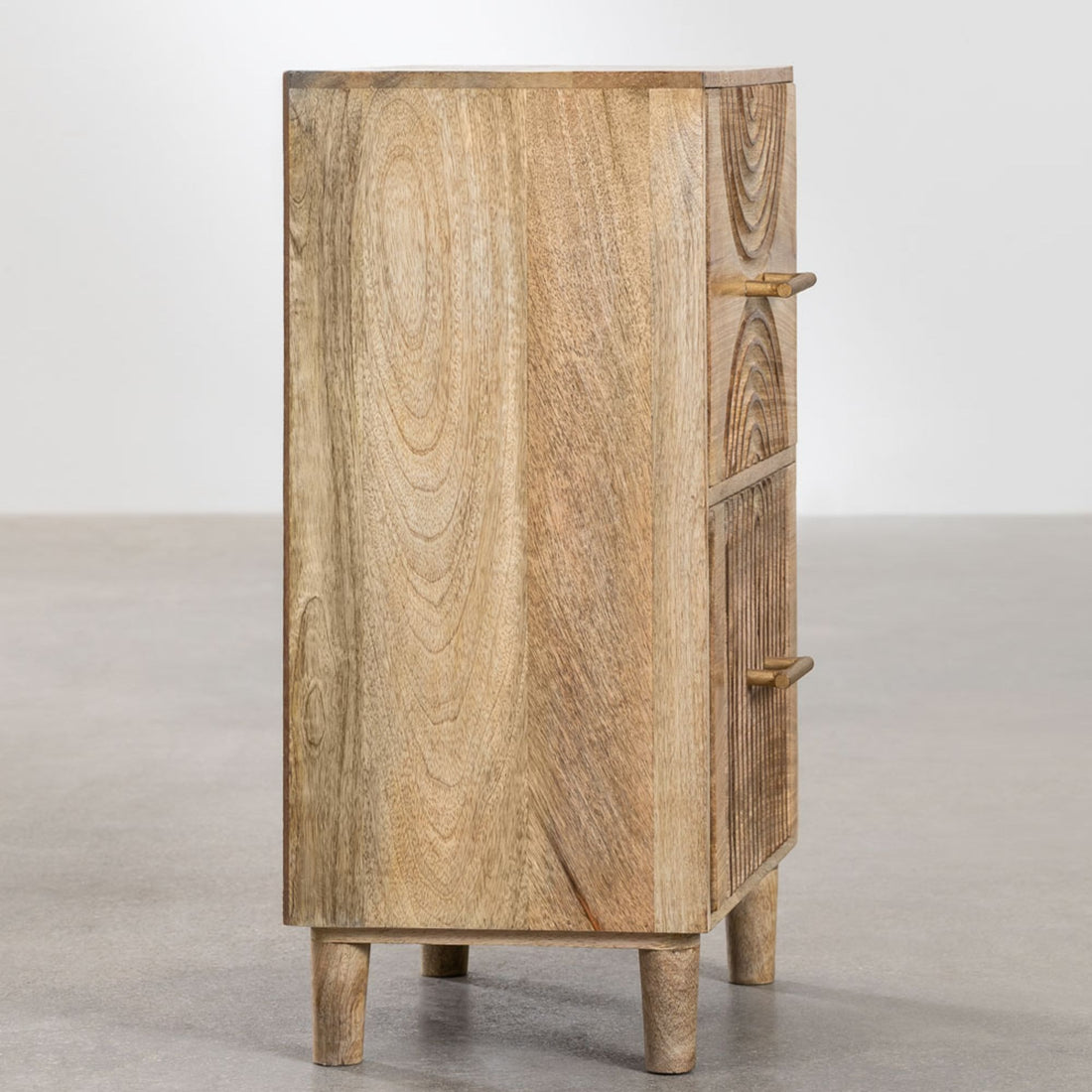 Sarria Solid Wood Bedside Table | Natural