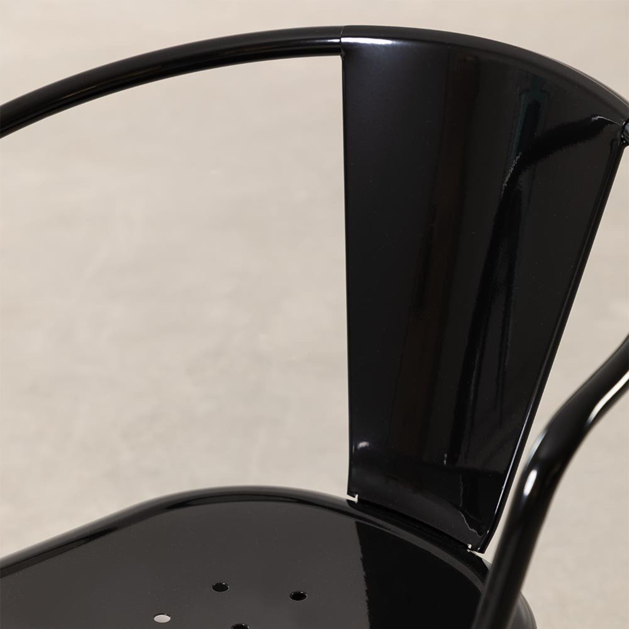 Unic Black Metal Chair | Black