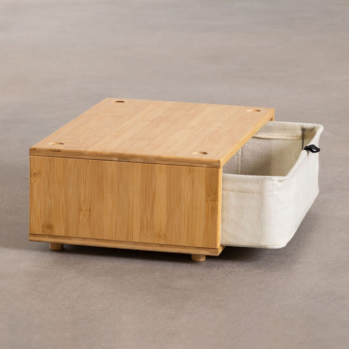 Montbrison Solid Wood Bedside Table | Natural