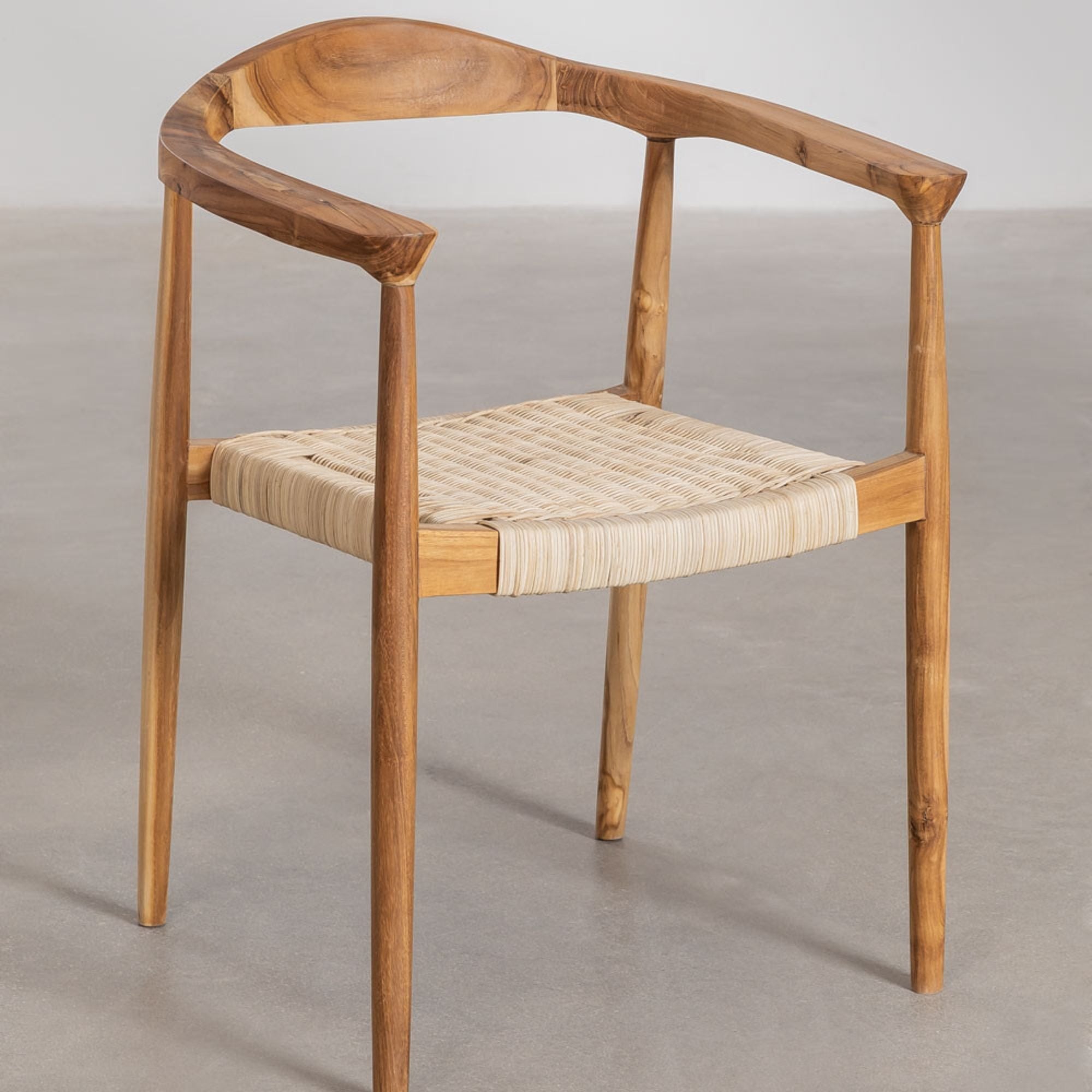 Sillian Solid Wood Chair | Natural