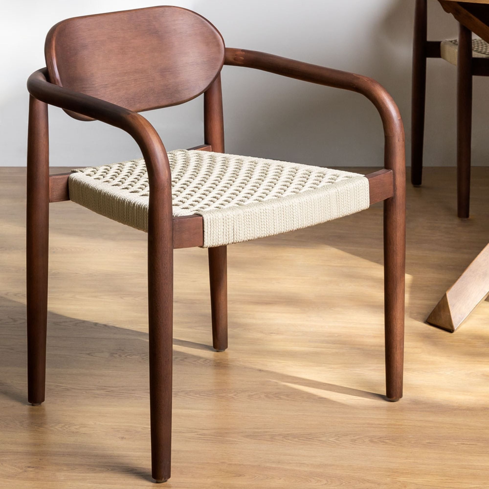 Okasi Solid Wood Chair | Brown