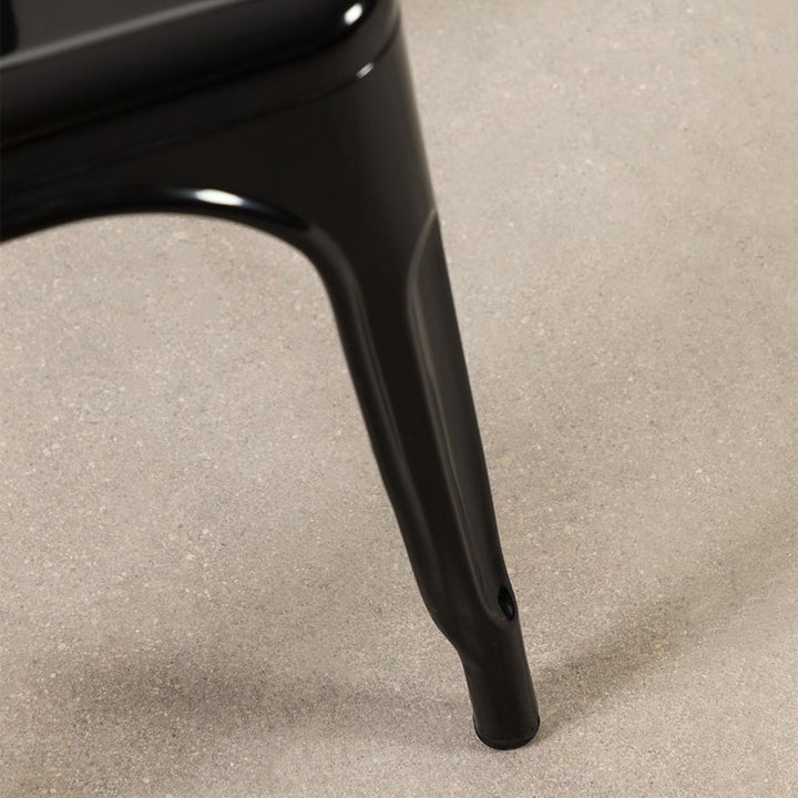 Unic Black Metal Chair | Black