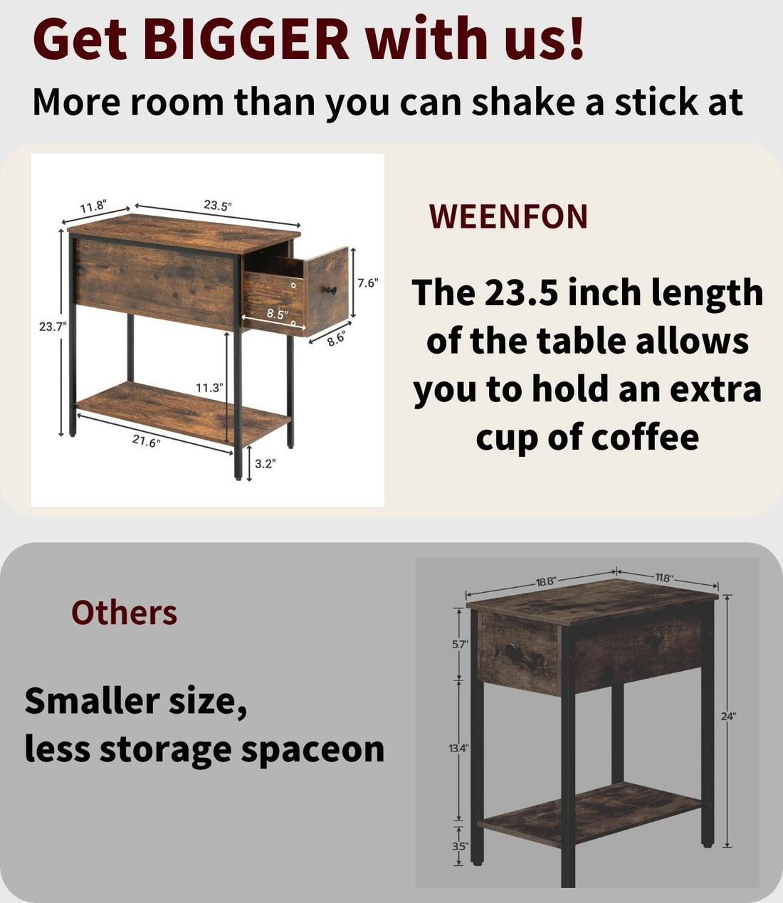 WEENFON End Table