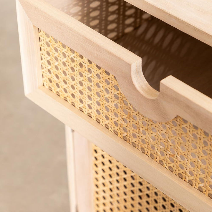 Niews Solid Wood Bedside Table | Natural