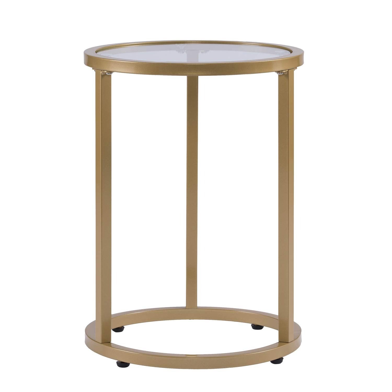 SEI Furniture Evelyn Glam Nesting 2-pc Set, Side Table, Gold