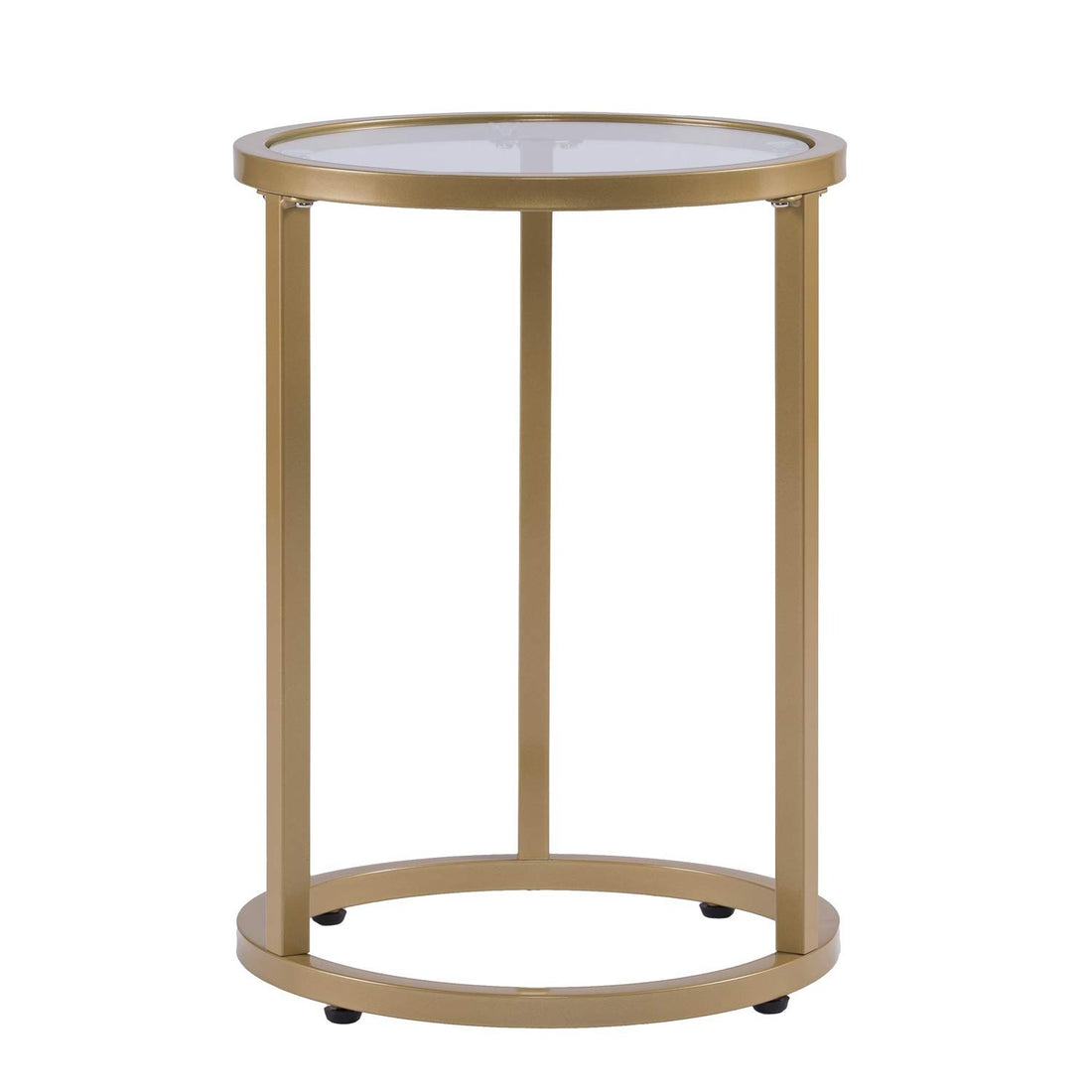 SEI Furniture Evelyn Glam Nesting 2-pc Set, Side Table, Gold