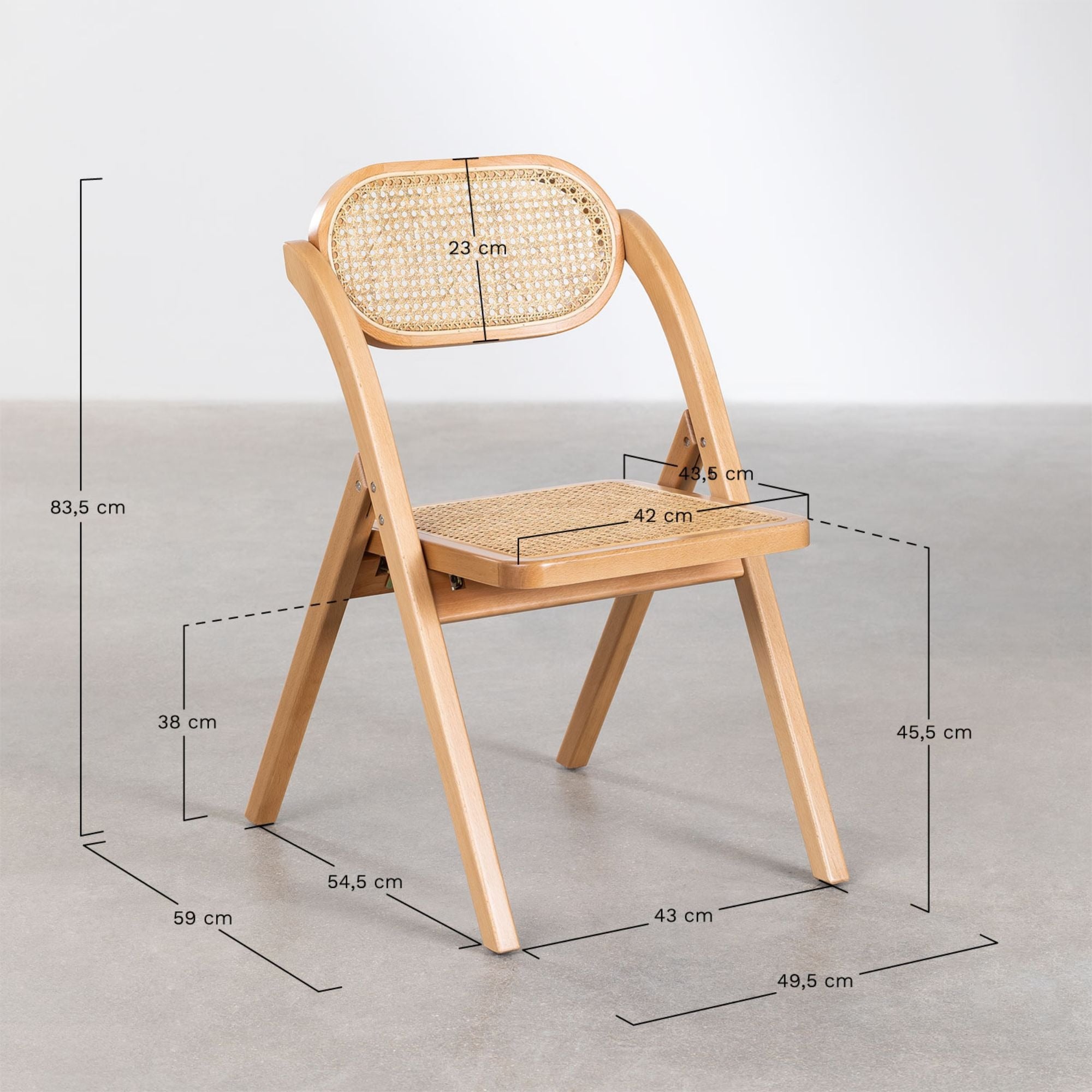 Sean Solid Wood Chair | Natural