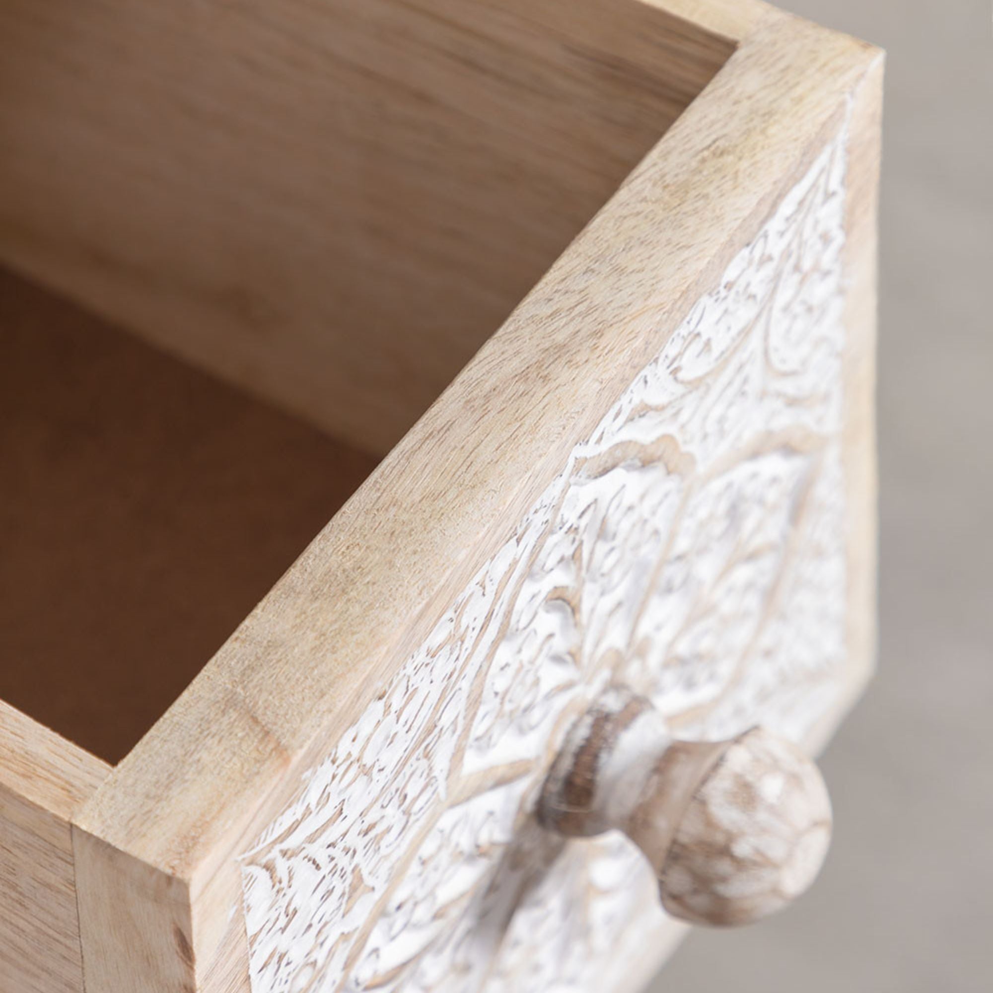 Rucie Solid Wood Chest of Drawer | Natural