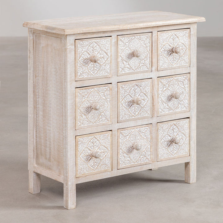 Rucie Solid Wood Chest of Drawer | Natural