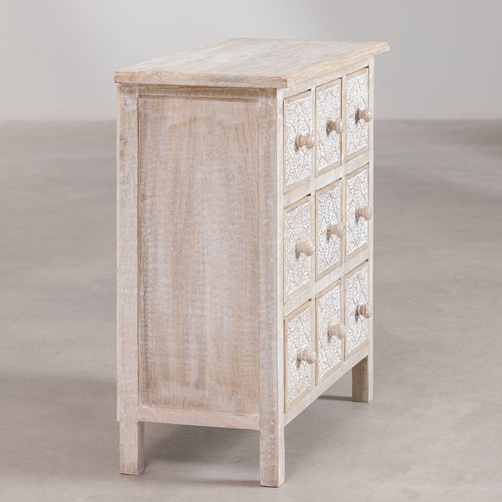 Rucie Solid Wood Chest of Drawer | Natural