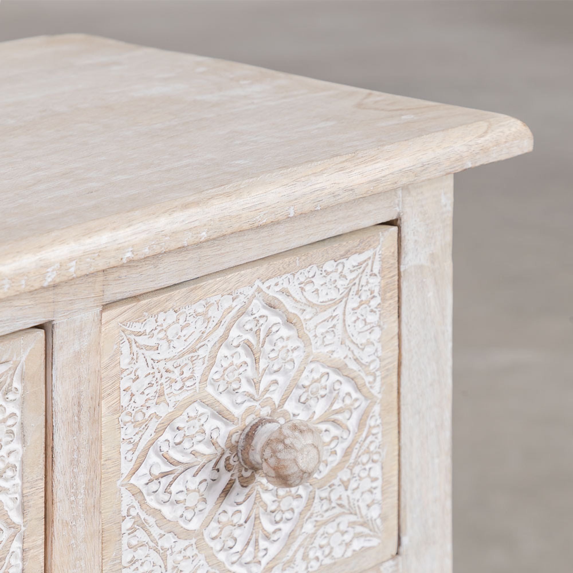 Rucie Solid Wood Chest of Drawer | Natural