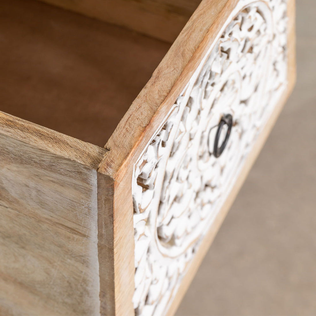 Lekel Solid Wood Chest of Drawer | Natural