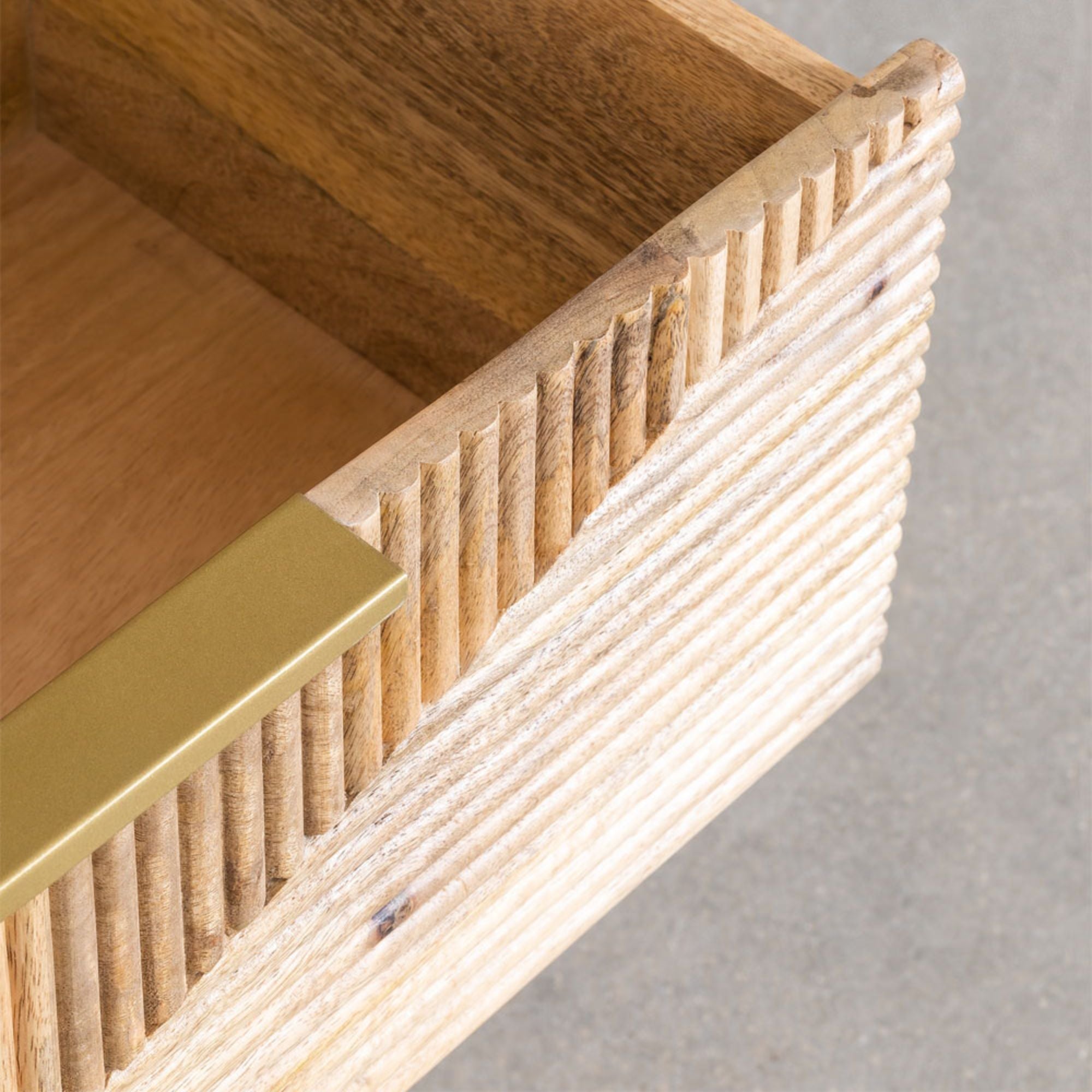 Cruze Solid Wood Chest of Drawer | Natural