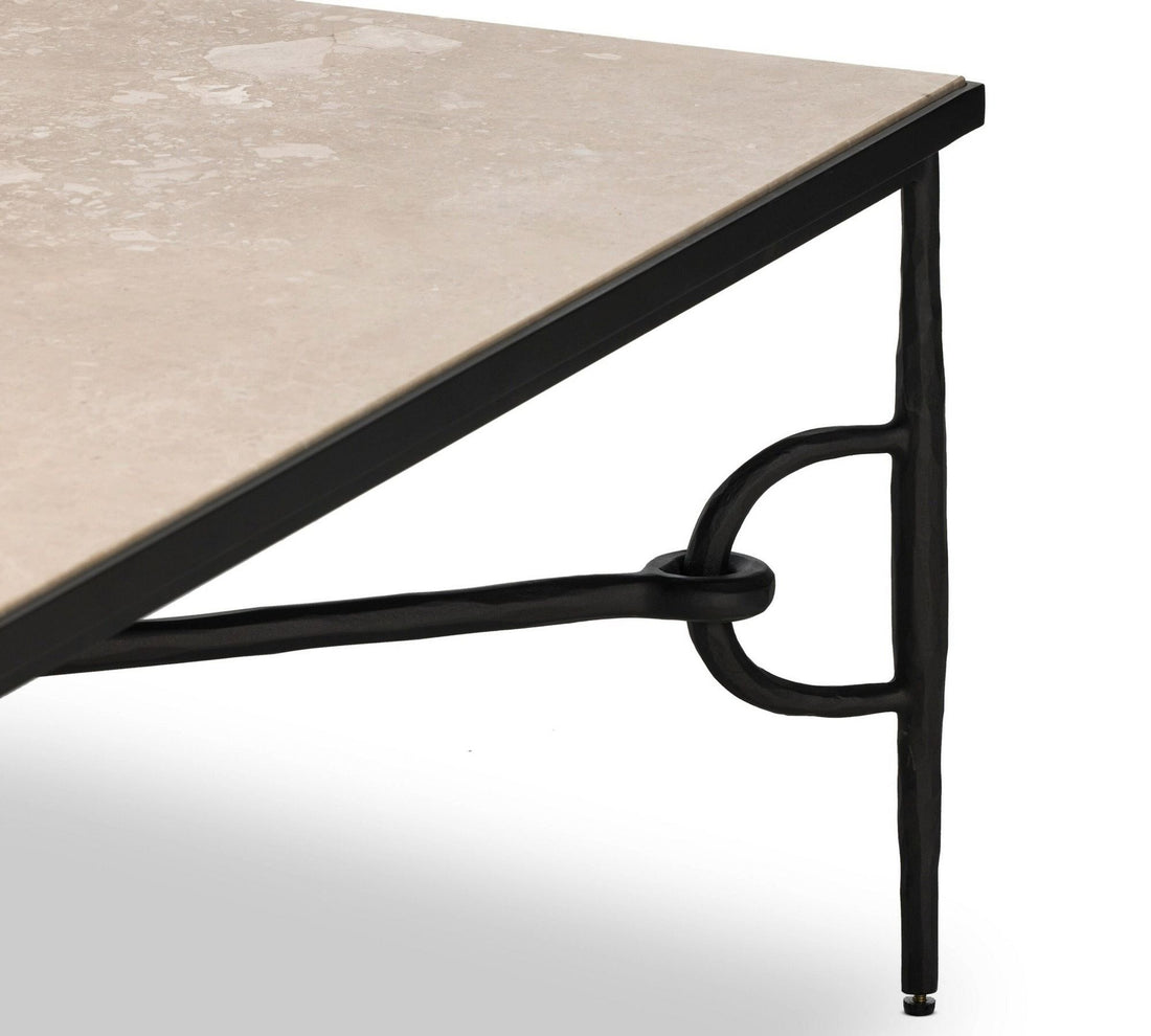 Sharine Square Marble Coffee Table (48.5")
