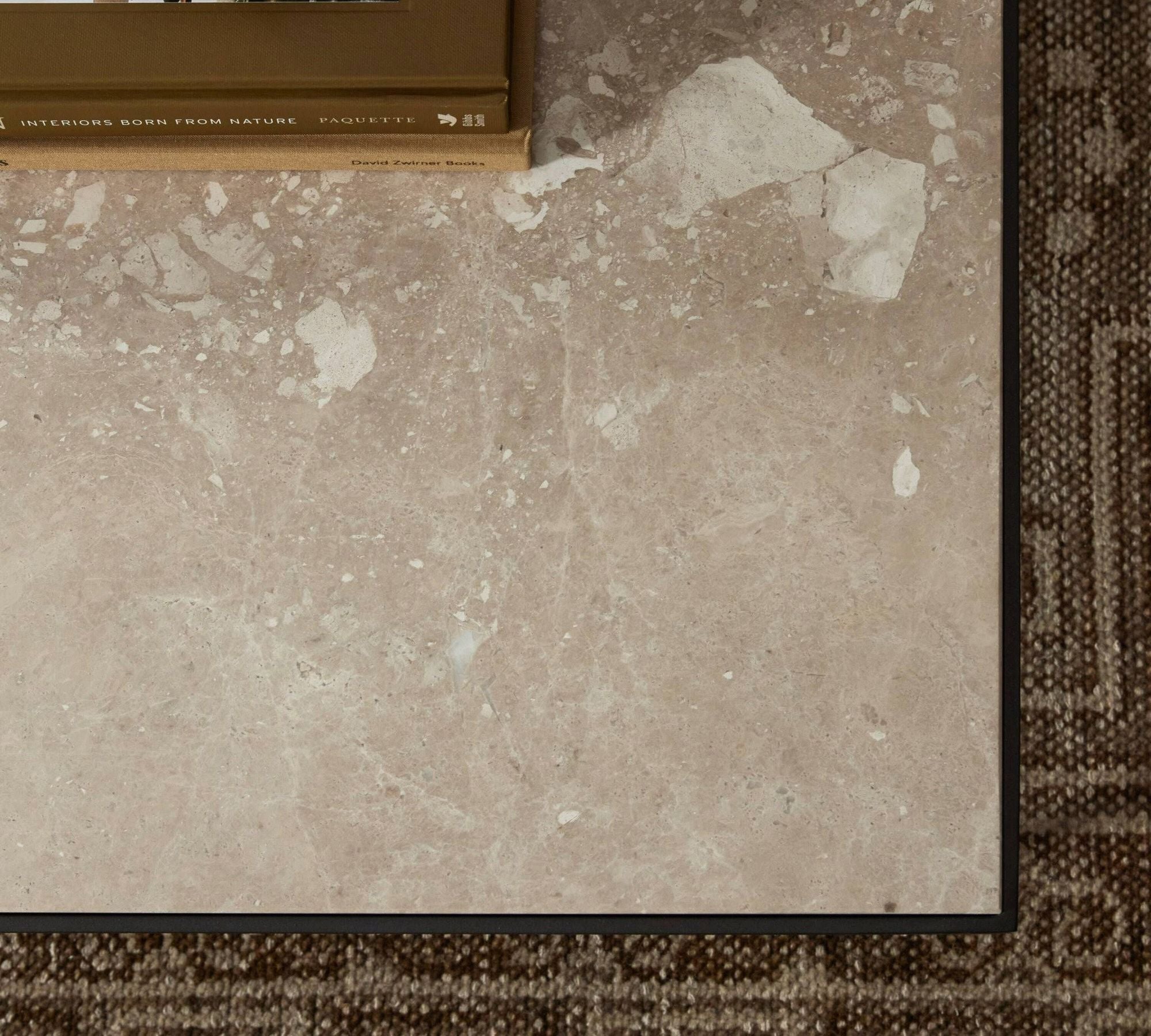 Sharine Square Marble Coffee Table (48.5")