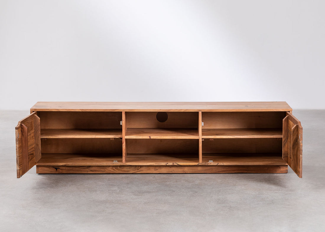 Canari Solid Wood TV Cabinet | Natural