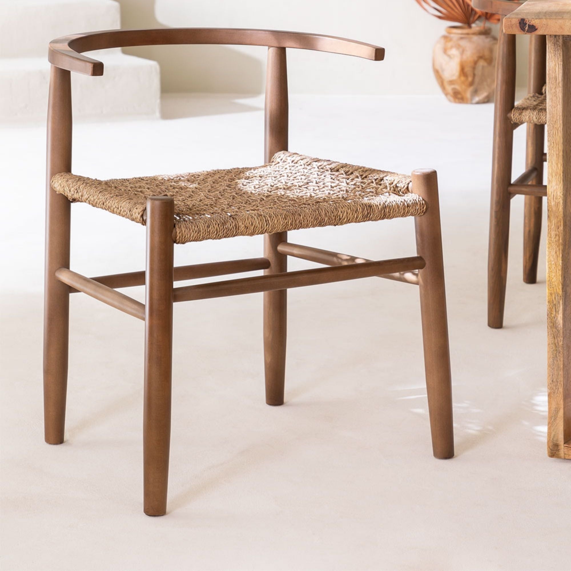 Caoria Solid Wood Chair | Brown