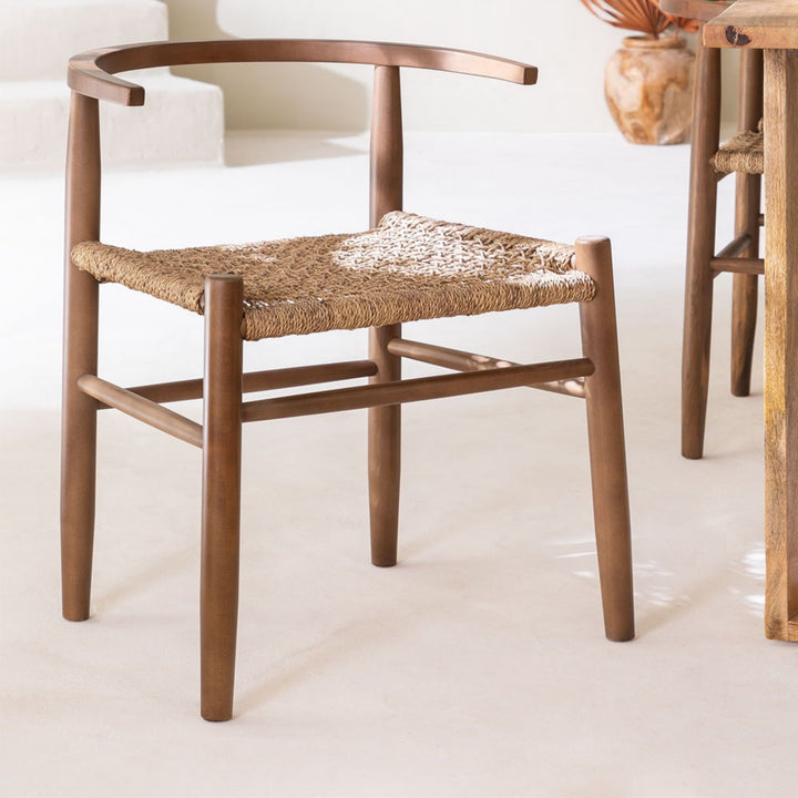 Caoria Solid Wood Chair | Brown