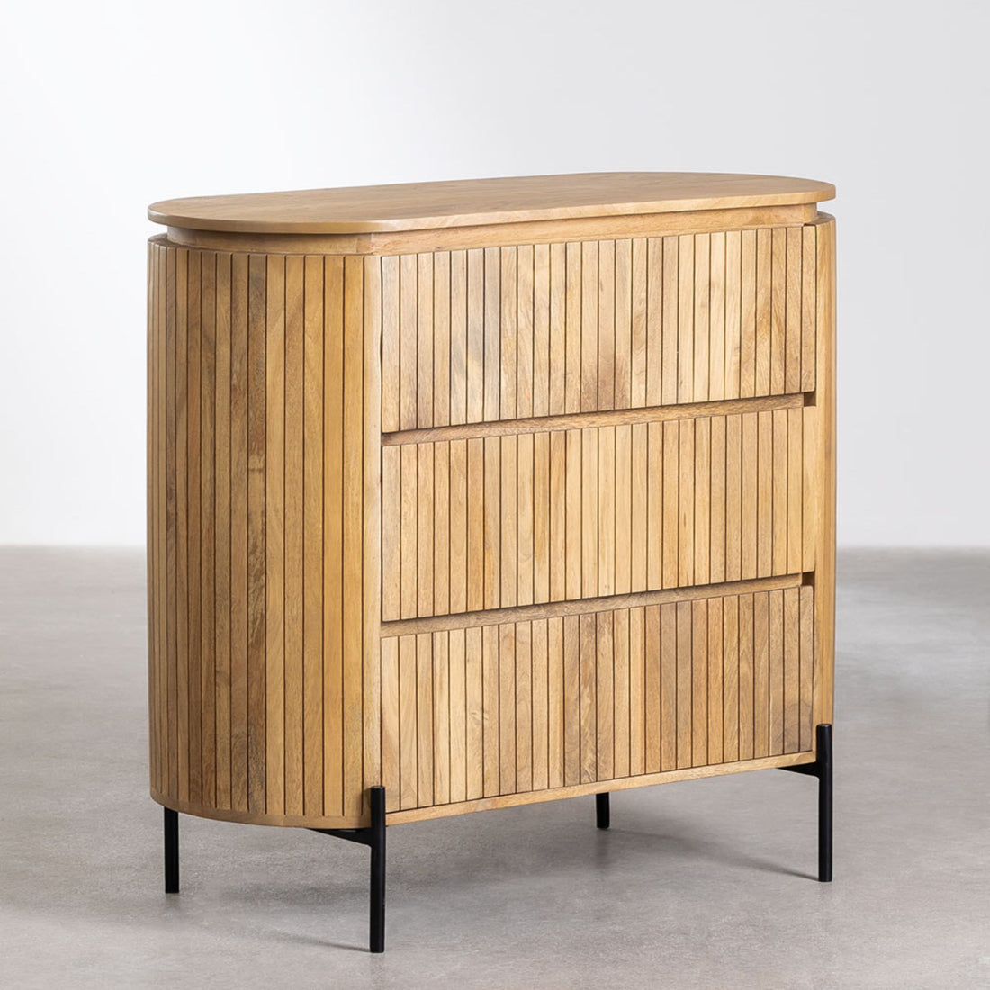 Sunie Solid Wood Chest of Drawer | Natural