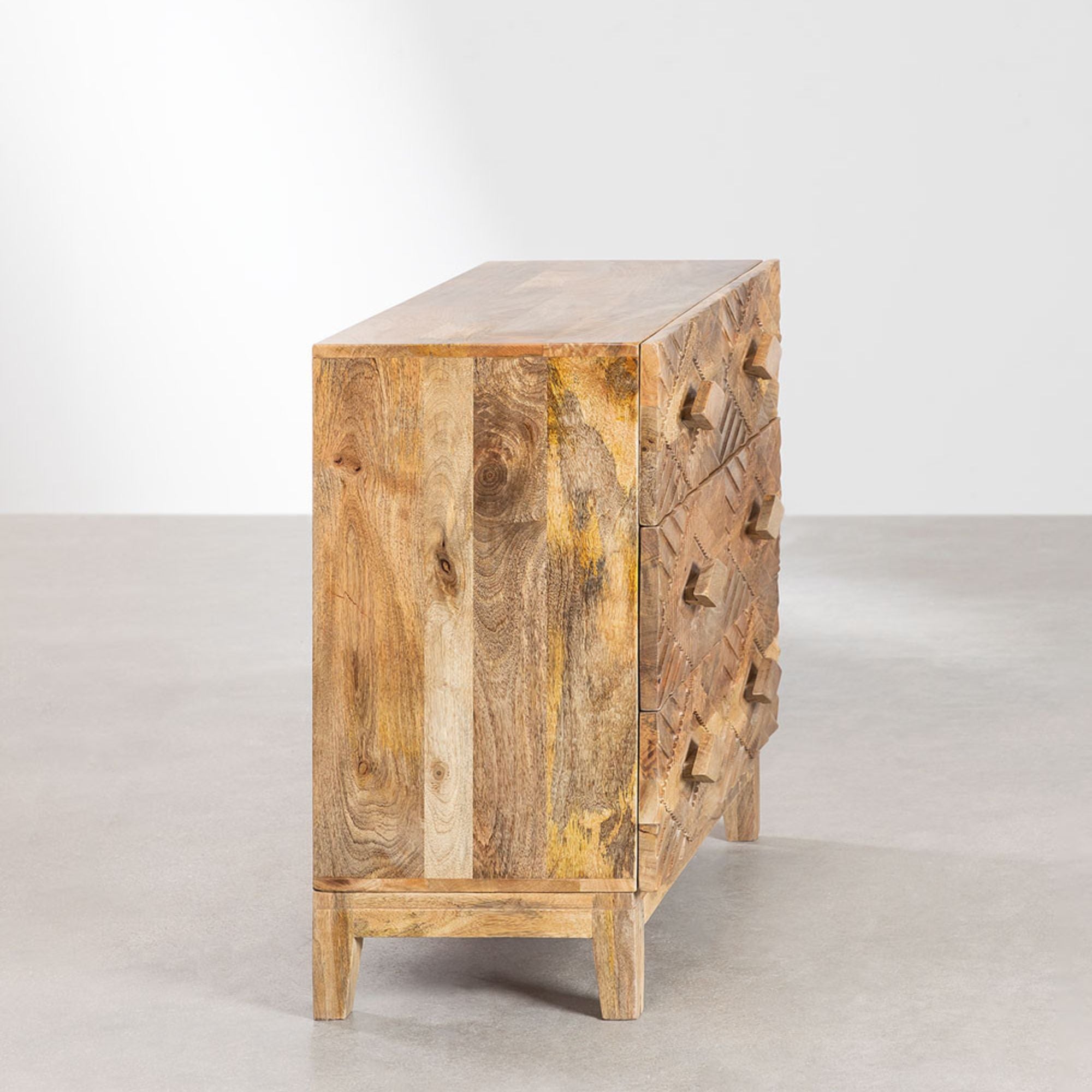 Rein Solid Wood Chest of Drawer | Natural