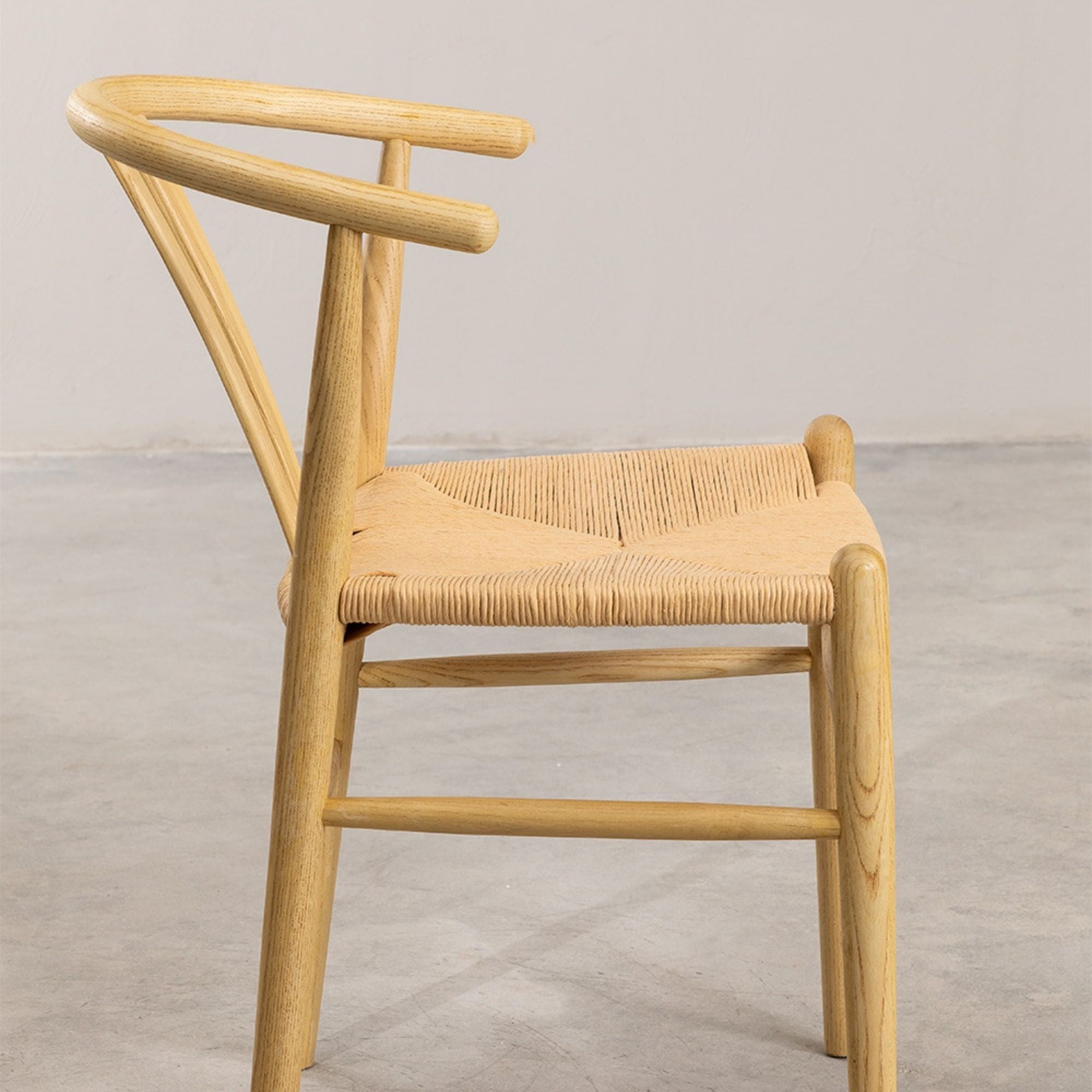 Lamen Solid Wood Chair | Natural