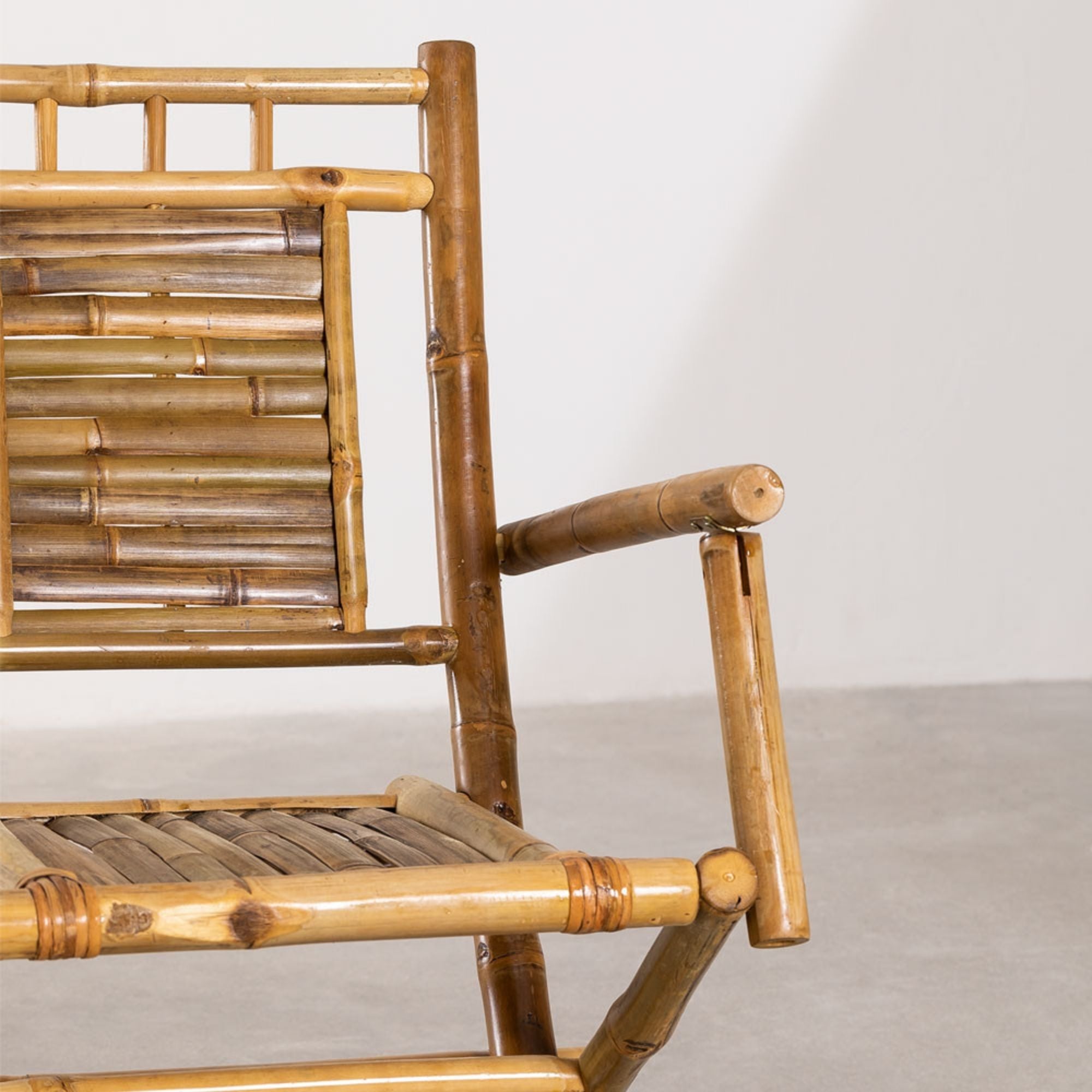 Ike Bamboo Foldable Solid Wood Chair | Natural