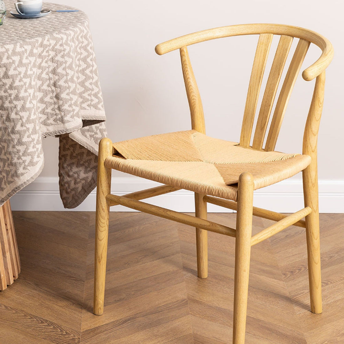 Lamen Solid Wood Chair | Natural